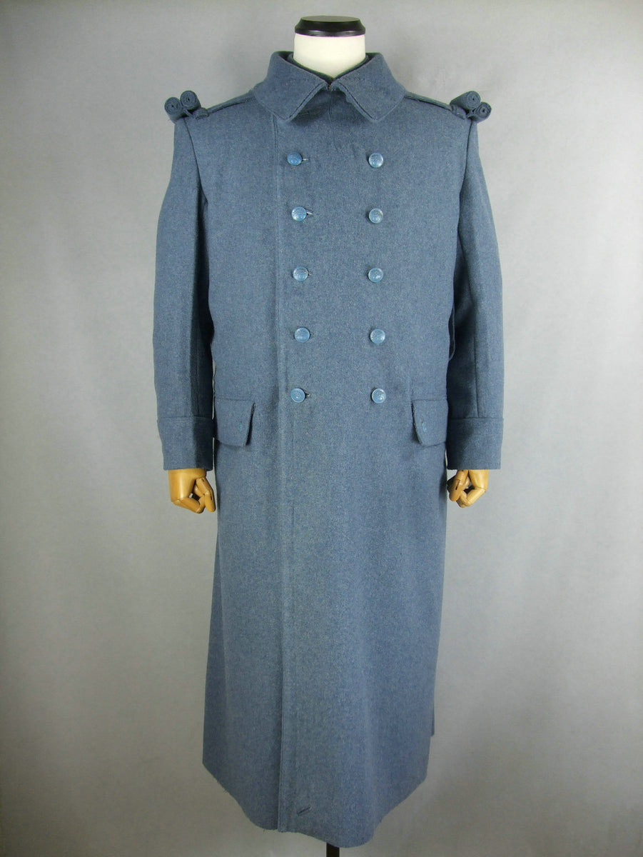 WW1 French Army M1915 Horizon Blue Double Breasted Greatcoat Bleu