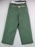 WW2 German Luftwaffe LW Reversible Winter Quilted Pants Reed Green & White