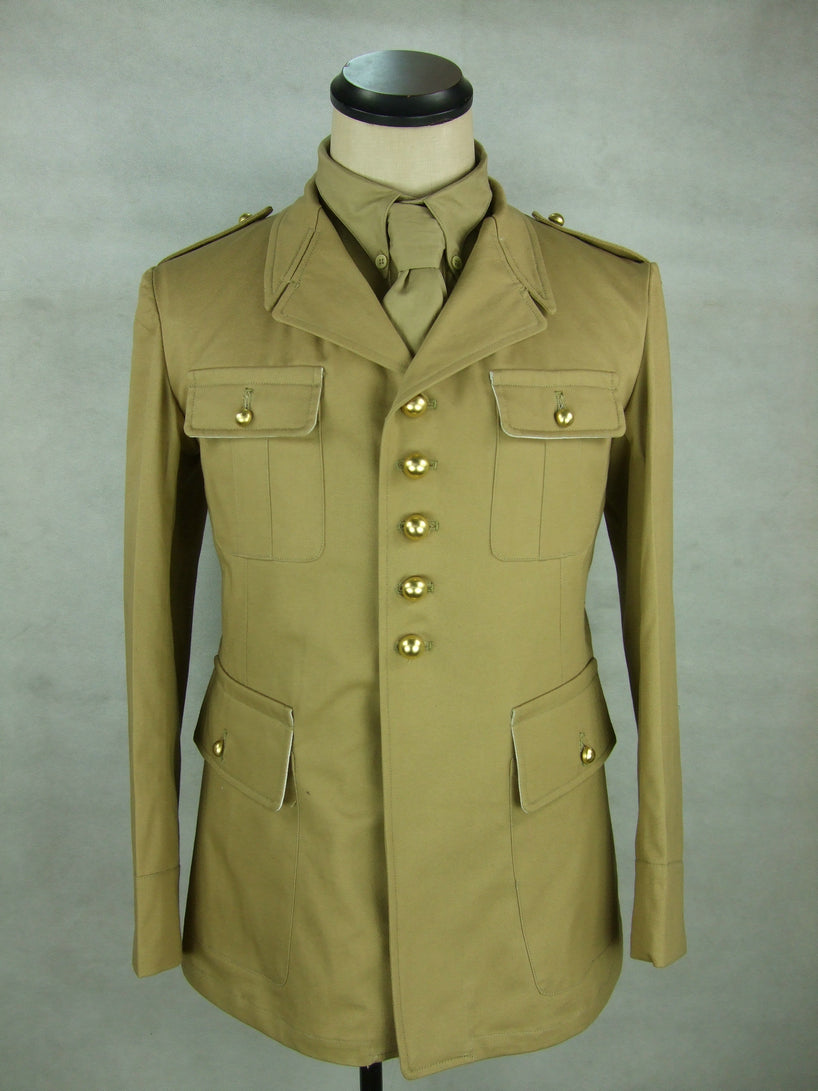 WW2 France French Colonial M38 Officer Jacket Khaki – Hikishop