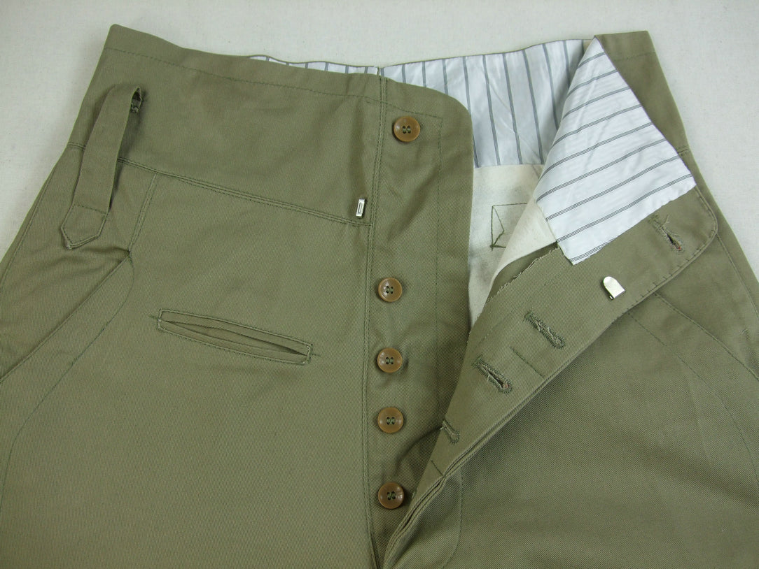 WＷⅡ コットン装備 KUON｜MILITARY TENT CLOTH Wide Pants｜Olive | セレクト