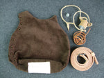 WW1 French M1877 M1915 Brown Corduroy Cover Set For 2 Litre Bottle Canteen