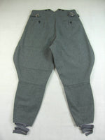 WWII Finnish M36 Pussihousut Sarkaa Wool Field Breeches Light Grey