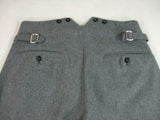 WWII Finnish M36 Pussihousut Sarkaa Wool Field Breeches Light Grey