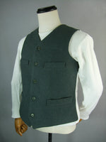 WW1 Italy Italian Foot Troops Model 1909 Dark Grey Green Wool Waistcoat