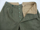 WW1 Italy 1909 Light Grey Green Wool Pants Pantalone Breeches