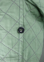 WWII German Luftwaffe LW Reversible Winter Quilted Parka Reed Green & White