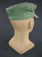 WWII WW2 US USMC Green HBT Utility Field Cap Plain