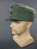 WW1 Austria-Hungary Austro-Hungarian Imperial Army M1915 Field Grey Leather Visor Cap