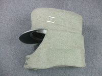 WW1 Austria-Hungary Austro-Hungarian Imperial Army M1915 Field Grey Leather Visor Cap