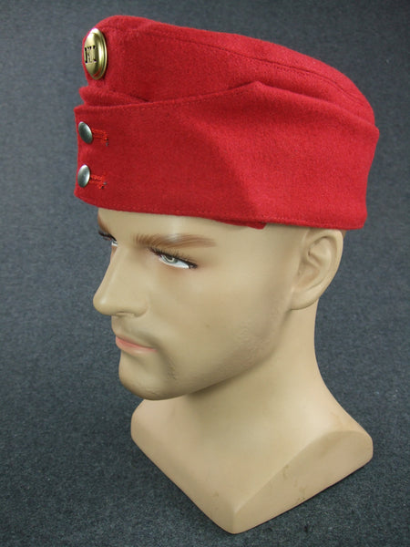 WW1 Austria-Hungary Austro-Hungarian Imperial Army Madder Red Cap For K.K. Landwehr Uhlan Cavalry