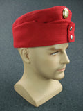 WW1 Austria-Hungary Austro-Hungarian Imperial Army Madder Red Cap For K.K. Landwehr Uhlan Cavalry