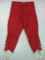 WW1 Austria-Hungary Austro-Hungarian Imperial Troops Madder Red Wool Cavalry Trousers