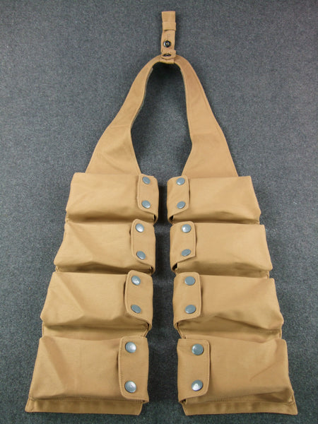 WW2 German DAK Sand Fallschirmjager FG42 Magazine Bandolier Bandoleer