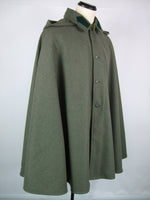 WW1 Austro-Hungarian Imperial Troops Field-Grey Wool Cape With Hood