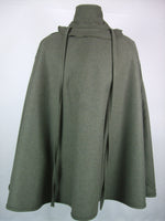 WW1 Austro-Hungarian Imperial Troops Field-Grey Wool Cape With Hood