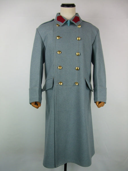 WW1 Austro-Hungarian Imperial M1908 Pike-Grey Wool Infantry Overcoat