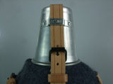 WWII German Luftwaffe LW Canteen, Blue-grey Wool Felt Cover, Aluminium Cup Set