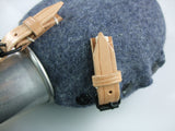 WWII German Luftwaffe LW Canteen, Blue-grey Wool Felt Cover, Aluminium Cup Set