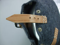 WWII German Luftwaffe LW Canteen, Blue-grey Wool Felt Cover, Aluminium Cup Set