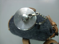 WWII German Luftwaffe LW Canteen, Blue-grey Wool Felt Cover, Aluminium Cup Set