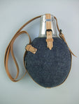 WWII German Luftwaffe LW Canteen, Blue-grey Wool Felt Cover, Aluminium Cup Set