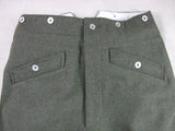 WW1 Austro-Hungarian Imperial K.U.K. Infantry M1910 Field Grey Wool Straight Pantaloons