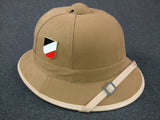 WWII German DAK Wehrmacht Afrikakorps Tropical Pitch Helmet Pre Sale