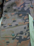 WWII German Waffen Elite Oak Autumn Camouflage Reversible Winter Parka Modified Lapel Fall