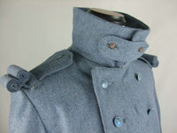 WW1 French Army M1915 Horizon Blue Double Breasted Greatcoat Bleu Horizon Pardessus