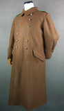 WWII German Brown Wool DAK Heer Afrikakorps Greatcoat Tropical Overcoat