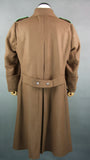 WWII German Brown Wool DAK Heer Afrikakorps Greatcoat Tropical Overcoat