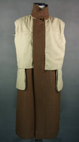 WWII German Brown Wool DAK Heer Afrikakorps Greatcoat Tropical Overcoat