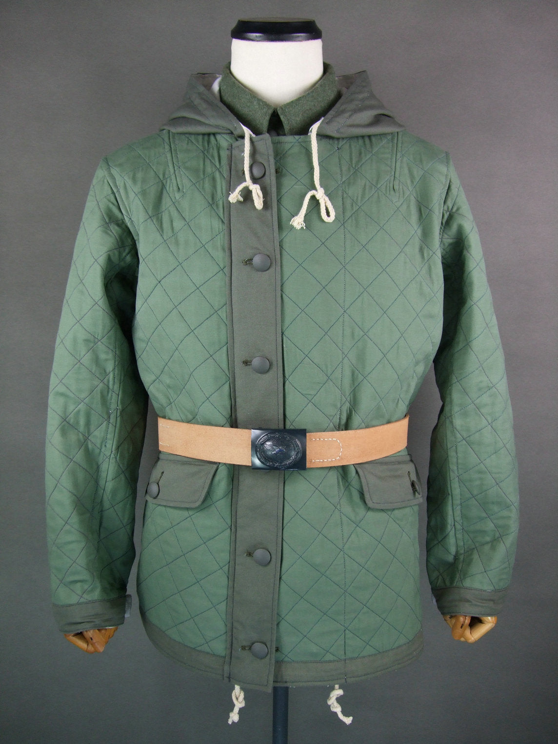 30s 【German Air Force Green Linen JKT】 30's】German Air Force Green Linen HBT Jacket 