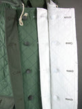 WWII German Luftwaffe LW Reversible Winter Quilted Parka Reed Green & White