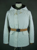 WWII German Luftwaffe LW Reversible Winter Quilted Parka Reed Green & White