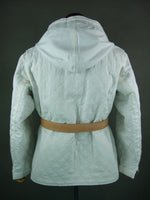 WWII German Luftwaffe LW Reversible Winter Quilted Parka Reed Green & White