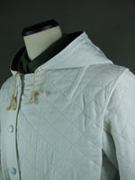 WWII German Luftwaffe LW Reversible Winter Quilted Parka Reed Green & White