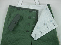 WW2 German Luftwaffe LW Reversible Winter Quilted Pants Reed Green & White