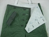 WW2 German Luftwaffe LW Reversible Winter Quilted Pants Reed Green & White