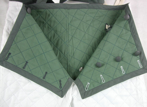 WW2 German Luftwaffe LW Reversible Winter Quilted Pants Reed Green & W ...
