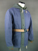 WW2 German Luftwaffe LW Reversible Winter Quilted Parka Blue & White