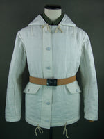 WW2 German Luftwaffe LW Reversible Winter Quilted Parka Blue & White