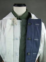 WW2 German Luftwaffe LW Reversible Winter Quilted Parka Blue & White