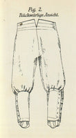 WW1 Austria-Hungary Austro-Hungarian Imperial Army M1916 Field Grey Wool Universal Breeches Knee Trousers