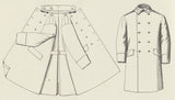 WW1 Austro-Hungarian Imperial M1908 Pike-Grey Wool Infantry Overcoat