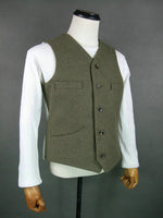 WW1 Italy Italian Light Grey Green Wool Model 1909 Grenadier's Waistcoat
