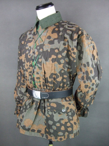 WW2 WWII German Waffen M42 OAK LEAF Reversible SMOCK CAMO Army Armies WW2 WWII German Waffen M42 OAK LEAF Reversible SMOCK CAMO Army Armies