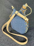 WW1 French M1877 M1915 Horizon Blue Wool Cover Set For 2 Litre Bottle Canteen