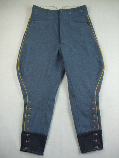 WW1 French Army 1915 Horizon Blue Officer Breeches Bleu Horizon Infantry