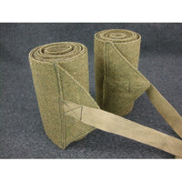 WW2 France French Wool Leggings Puttee Pair